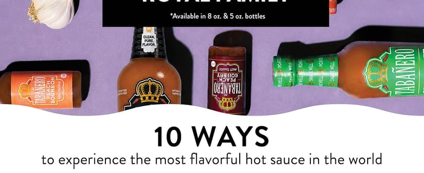 1.7 oz Mini Glass Bottles, Kit Includes Peach Bourbon, Key Lime Habanero, Sweet & Spicy, All Natural, Gluten Free, Low Sodium Tabañero Variety Hot Sauce Gift Set, Kosher, Sriracha Honey, 4-Pack B0CN9P7XD7