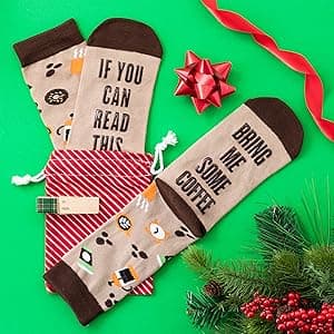 Lavley Food Socks - Hilarious gift for food lovers and snack fans - Great gag gift or stocking stuffer for holidays