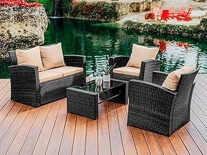 Nestl Zero Gravity Chairs, Portable Patio Lounge Chair Outdoor with Pillows & Cup Holder Trays, Adjustable Steel Mesh Reclining Camping Chair, Folding Patio Lawn Chair for Deck, Beach, Yard - Blue