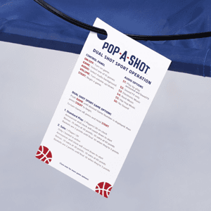 Pop-A-Shot - Dual Shot Sport | Arcade Basketball Game for Home | Paddle Scoring Hoop, 10 Game Modes, 4 Balls | Foldable for Easy Storage | Fun for All Players
