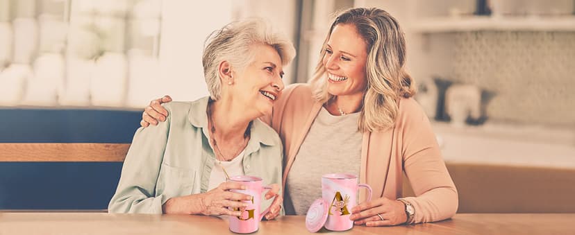 Personalized Ceramic Coffee Mug with Lid Tea Cup Girlfriend Gf Gifts Future Mrs Her Women Boyfriend 1 One Year Anniversary Meaningful Cute Romantic Christmas Xmas First Valentines I Love You More,C B0D7HTC3MR