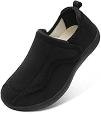 JOINFREE Diabetic Wide Walking Shoes for Women & Men with Adjustable Upper, Zero Drop Non Slip Casual Sneakers Comfortable for Edema, Arthritis, Swollen Feet & Elderly