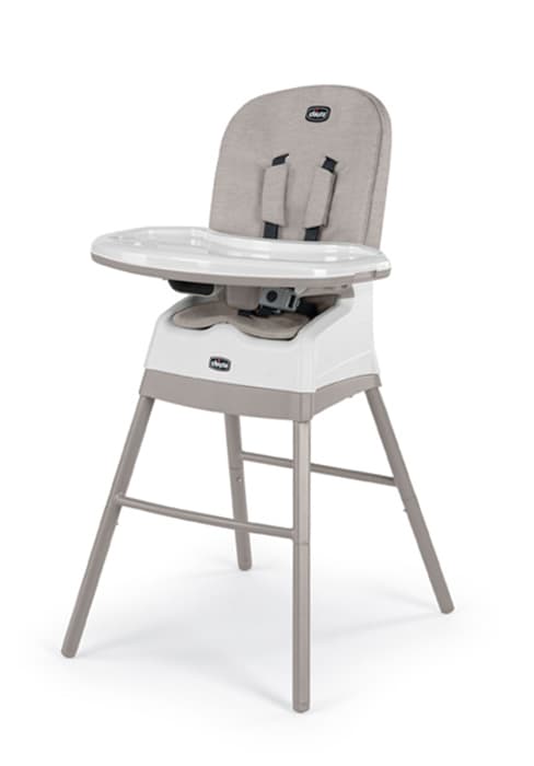 Chicco Zest LE 4-in-1 Folding High Chair, Feeding Chair, Toddler Chair and Youth Stool, Multi-Use Easy Clean High Chair, Chai/Beige