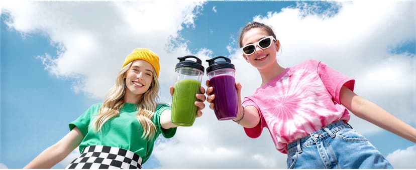 With 3 Portable Cups (1*24oz & 2*17oz), Peak Power 900W Single Serve Smoothie Maker for Kitchen, BPA-Free, Nutritious Recipe Ganiza Smoothie Blender, 14Pcs Portable Personal Blender Shakes & Smoothies B0DJM4QW9B