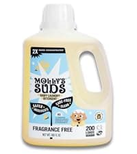 Molly's Suds Baby Laundry Detergent Powder | Removes Formula, Poop & Spit-Up Stains | Extra Gentle for Newborns (Fragrance Free)