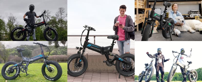 TotGuard Electric Bike,20" Electric Bike for Adults Peak 750W Brushless Motor,20MPH Fat Tire Ebike,Foldable Adult Electric Bicycles with 48V 10Ah Removable Battery,7-Speed,SGS Certified to UL 2849