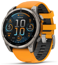 Garmin Tactix 8, 51mm Solar, Elite, Titanium Bezel, Sapphire Lens, Premium Tactical GPS Smartwatch, Includes Applied Ballistics Ultralight Elite Solver, 40M Dive Rating w/Wearable4U PowerBank Bundle