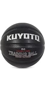 KUYOTQ 3LBS/3.3LBS/2.2LBS/ 29.5/28.5" Weighted Basketball Composite Indoor Outdoor Heavy Trainer Basketball for Improving Ball Handling Dribbling Passing and Rebounding Skill (deflated, Size 7/6)