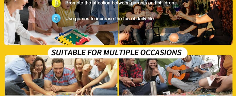 Nicecho Shut The Box Dice Game,2-4 Player Family Wooden Board Table Math Games for Adults and Kids, 8 Dices Classics Games for Classroom,Home,Party or Pub