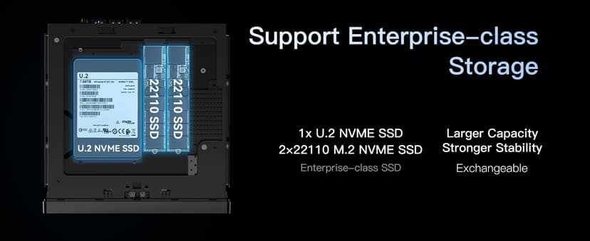 MINISFORUM MS-01 Mini Workstation Core i9-13900H 32GB RAM 1TB SSD Mini PC, HDMI+2X USB4 8K Display, 2x10G SFP+ Port, 2x2.5G LAN Port, Support M.2 2280/22110/U.2 SSD/RTX 3050 Graphics Cards