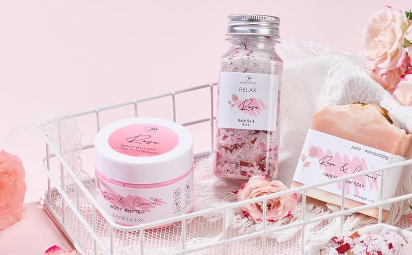 Spa Gifts for Women Bath Gift Baskets Relaxing Spa Self Care Gift for Mom Her Sister Wife Auntie Home Bath Care Package Thank You Gift Birthday Gift for Women Friendship Ideas