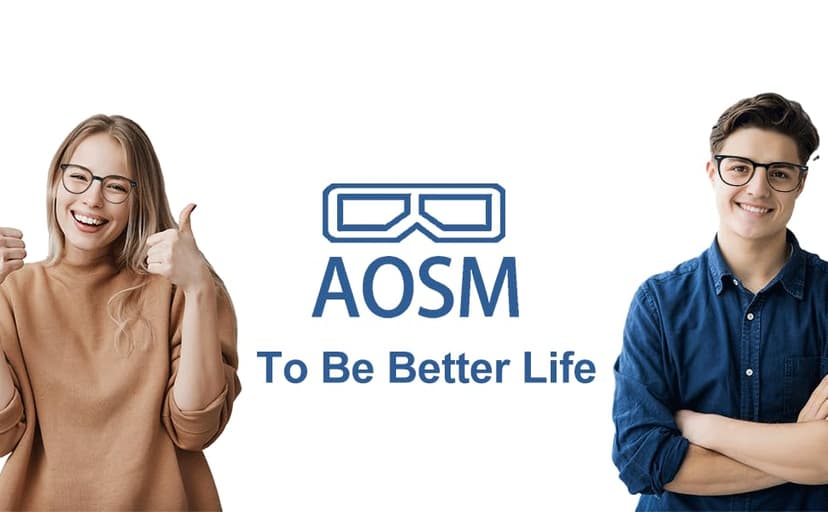 AOSM Blue Light Glasses for Men & Women,Gaming glasses Anti-Glare UV400 Protection,Blue Light Blocking to Relieve Eye Strain