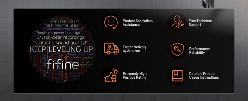 FIFINE Studio Condenser USB Microphone Computer PC Microphone Kit with Adjustable Boom Arm Stand Shock Mount for Instruments Voice Overs Recording Podcasting YouTube Vocal Gaming Streaming-T669