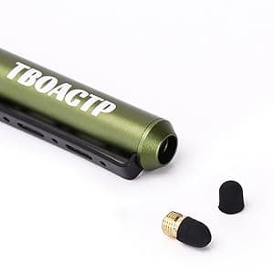 4.7″ Mini 3 EDC Ballpoint Pen, Pencil and Stylus in One, with 2 Refill, 6 Pencil Tip and 2 Stylus Tip, Ultra Long Lasting Bolt Action Pen for Office, Learning, Working Green