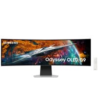 SAMSUNG 49" Odyssey G9 (G95C) Series DQHD 1000R Curved Gaming Monitor, 240Hz, 1ms(GtG), DisplayHDR 1000, AMD FreeSync Premium Pro, Eye Saver Mode, Auto Source Switch+, LS49CG950ENXZA, 2024