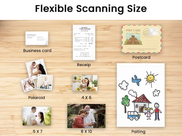 Plustek Photo Scanner ePhoto Z300, Scans 4x6 inch Photos in 2 Seconds, Auto crop and deskew with CCD Sensor, Supports Mac and PC