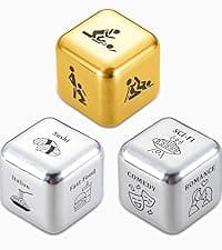 Him Her Couple Gifts for Boyfriend Girlfriend Food Decider 11th Anniversary Steel Date Night Gifts for Husband Wife for Wedding Christmas Valentines Birthday for Women Men