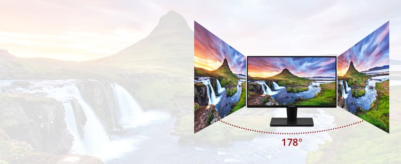 ViewSonic VS2247-MH 22 Inch 1080p Monitor, 100Hz Refresh Rate for Smooth Home and Office Viewing, Eye Care Technology, Thin Bezels, HDMI, and VGA Inputs