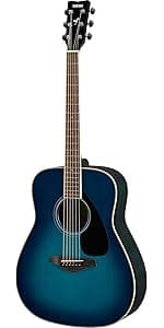 Yamaha FS800J Small Body Solid Top Acoustic Guitar, Natural, Concert