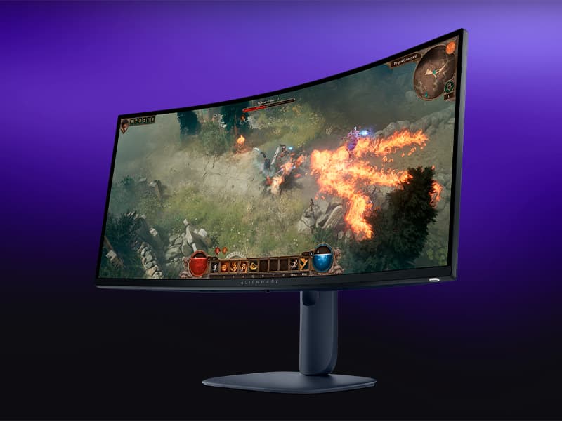 Alienware 34 Curved Gaming Monitor – AW3425DWM - 34-inch WQHD 180Hz 1ms Display, 1500R, AMD FreeSync Premium, VESA AdaptiveSync.