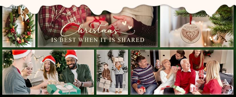 Neighbor Christmas Ornament 2025 - Thoughtful for Neighbors, Meaningful Keepsake Tree Decoration, Thank You Xmas Ornament, Unique Neighbor Gift Idea for Home Décor