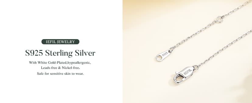 Iefil Christmas Gifts for Mom - 925 Sterling Silver Double Birthstone Necklace, First Mothers Day Gifts for New Mom Jewelry