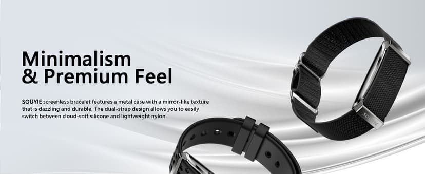 Smart Bracelet for Men Women, Health Activity Fitness Trackers, 24H Sleep Tracker, 24/7 Continuous Heart Rate/Blood Pressure/HRV/Stress Monitor, 170+ Sports Modes Smart Wristband with Free APP 2 Bands