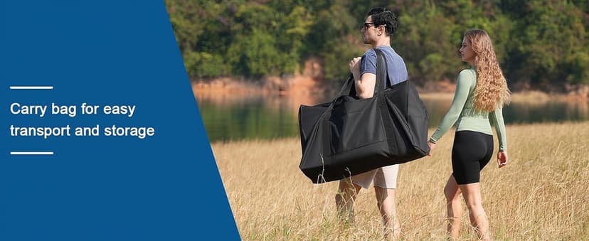 WETURE Inflatable Kayak 2 Person, Fishing Kayaks for Adults, 12.5FT 507 LBS Capacity, Portable Kayak with Luminous Strips, Adjustable Kayak Seat, 2 Paddles, 2 Tail Fins, Pump &Storage Bag