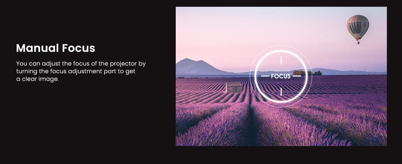 HAPPRUN Native 1080P Bluetooth Projector, Full HD Portable Outdoor Movie Projector with Built-in Speaker, Compatible with Smartphone, HDMI, USB, AV, Fire Stick, PS5 for Home, Bedroom, Outdoor Use