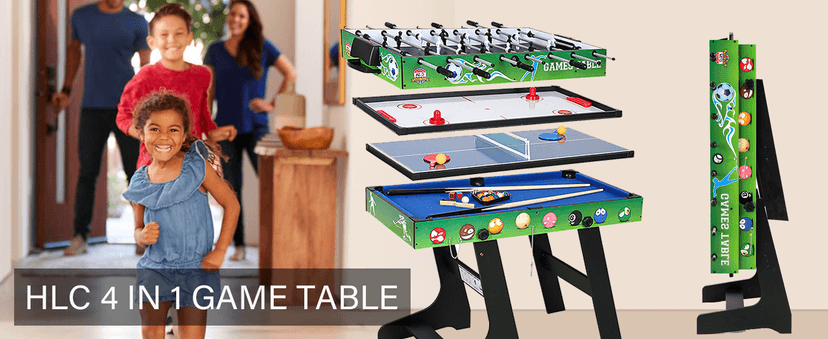 5in1 Multi-fuction Games Table,Folding Multi Game Combination Table Set with Ping Pong, Pool Billiards, Air Hockey, Bowling, and Shuffleboard for Indoor, Outdoor