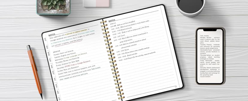 2026 Planner, Weekly and Monthly Calendar Planner, January 2026 - December 2026, Hardcover 2026 Calendar Book with Tabs For Women & Men, Inner Pocket, Spiral Bound, Perfect for Office Home School Supplies - A5 (6.3" x 8.5"), Pink