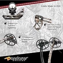 Compound Bow Draw Weight 0-70 Lbs for Pull Beginner and Intermediate Archer Fully Adjustable 19.25"-31" with All Accessories, up to IBO 320 fps,Package with Archery Hunting Equipment New 2024