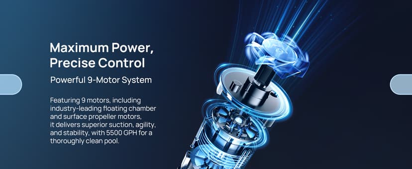 Beatbot AquaSense 2 Pro Cordless Robotic Pool Cleaner, Unmatched 5-in-1 Cleaning, Surface Parking, Skimmer with APP Control, Water Clarification, for Pools up to 3,875 Sq.ft – Obsidian