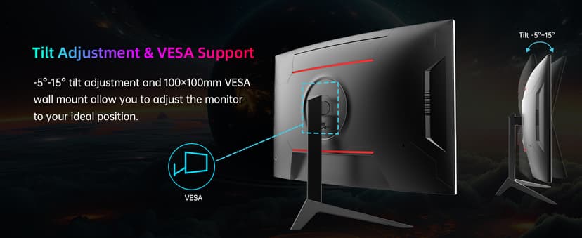 KTC 32 Inch 240Hz Curved Gaming Monitor, FHD 1080P 1500R HDR Gaming PC Monitor, FreeSync, Ultra-Fast 1ms Monitor for Gamer, 3500:1 Contrast, HDMI 2.0 x 2, DisplayPort 1.4 & USB 2.0, H32S17F