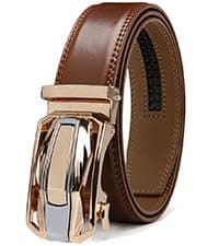 DOOPAI Reversible Leather Belt for Men 1.25" - Dual Sided Dress and Casual Belt, Trim to Fit, 2 Styles in One Belt