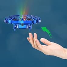 Hand Operated Drone Toy for Kids - Easy Fly Hover Drone with AI Motion Sensor, Rechargeable Drones for Kids 8-12 & 6-8, Safe Mini Quadcopter with Auto Hover, 360 Flip/Roll, Perfect Boys Girls Drones for Age 4-6-8-12 Birthday Gifts