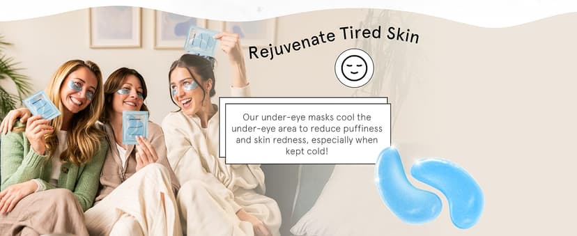 grace & stella Under Eye Patches (12 pairs) Eye Masks for Puffy Eyes and Dark Circles - Birthday Gifts for Women, Bachelorette Party Favors, Bridesmaid, Self Care and Relaxation Gifts for Her - Vegan