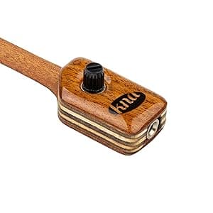 KNA NG-2 Portable Piezo Nylon String Classical Flamenco Guitar Pickup – Natural Acoustic Tone, Lightweight, Detachable, Onboard Volume Control, Passive No Battery Required, Easy Installation