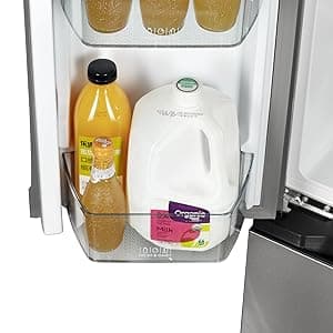Hamilton Beach HBF1662 French Door Full Size Counter Depth Refrigerator with Freezer Drawer, 16.6 cu ft, Stainless