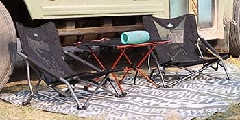 Cascade Mountain Tech Folding Camp Chair for Camping, Beach, Picnic, Barbqeues, Sporting Events with Carry Bag