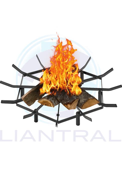 LIANTRAL Survival Camping Axe, Folding Tactical Axe Hatchet with Hammer, Nylon Sheath for Outdoor Adventures