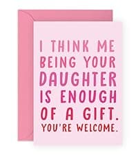 CENTRAL 23 - Funny Birthday Card - 'Happy Birthday To My Otter Half' - For Boyfriend Girlfriend Wife Husband Fiance - Cute Animal Humor - Comes with Fun Stickers