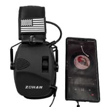 ZOHAN Electronic Shooting Earmuffs, Hearing Protection Shooters, NRR 23dB Noise Reduction Gun Range Ear Protection Headphones