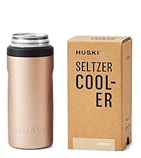 Huski Wine Tumbler 2.0 | NEW | Award-winning Design with Detachable Stem | Premium Stainless Steel Wine Glass with Lid | Triple Insulated Tumbler | 12oz Capacity | Great Gift (Champagne)