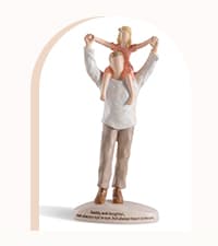 Dad Gifts from Daughter: Best Fathers Day Birthday Ideas for Dads Father of The Bride Gifts for Wedding Girl Dad Figurines Statue