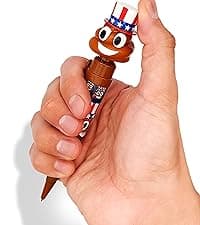Farting Poop Pen with Multiple Funny Sounds - Perfect Novelty Gift for Teens, Kids & Boys - Functioning Pen & Prank Toy for The Entire Family, Fun Gag Gifts with Big Laughs (Original)