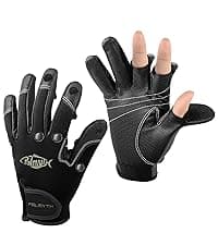 Palmyth Flexible Fishing Gloves Warm for Men and Women Cold Weather Insulated Water Repellent Great for Ice Fishing Fly Fishing Photography Motorcycling Running Shooting Hiking
