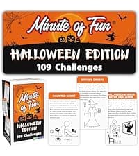 Funwares Minute of Fun Game - Minute to Win It Games for Kids, Adults, Teens, Families, Game Night, Gift for Home, Birthdays, or Travel. 2-12 Players! Original - 237 Challenges