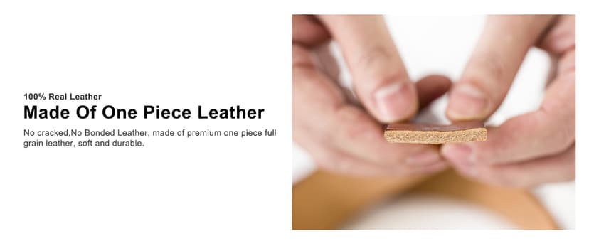 KEECOW Men's 100% Italian Cow Leather Belt Men With Anti-Scratch Buckle,Packed in a Box