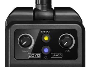 JOYO Mini Amp 5W Portable Plug in Practice Electric Amp Bluetooth Rechargeable Combo Guitar Amplifier Built-in 4 Effects Clean, Overdrive, Distortion, Reverb (JA-05G) B0CNRGCG3Z